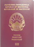 Macedonian passport image