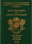 Ivorian passport image