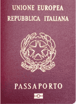 Italian passport image